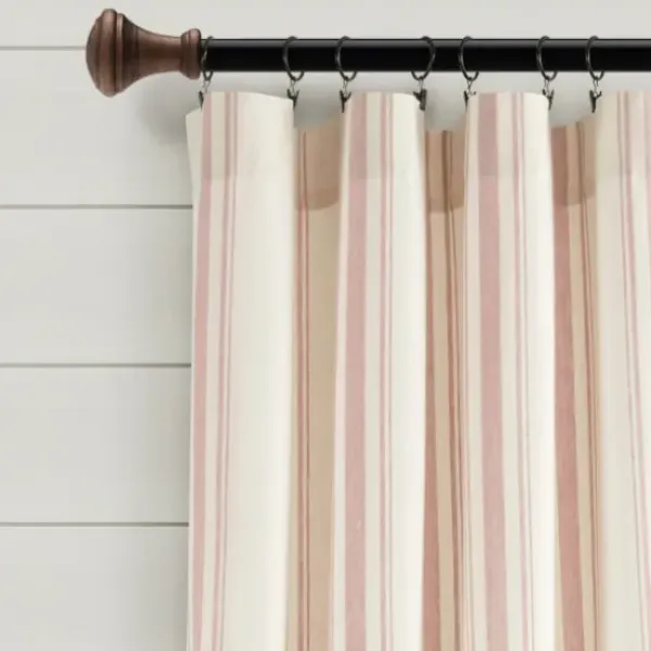 Curtains & Drapes-Kirkland's Home Wheat Curtain Panel Set With Overlay, 120 In. Ivory