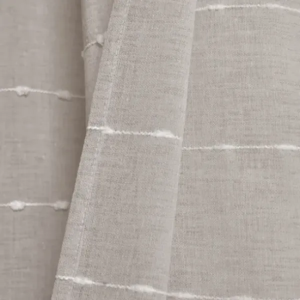 Curtains & Drapes-Kirkland's Home Wheat Knotted Curtain Panel Set, 84 In. Tan