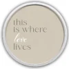 Wall Quotes & Signs-Kirkland's Home Where Love Lives Round Framed Plaque White
