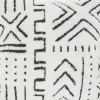Pillows-Kirkland's Home White And Black Tufted Geo Throw Pillow White/Black