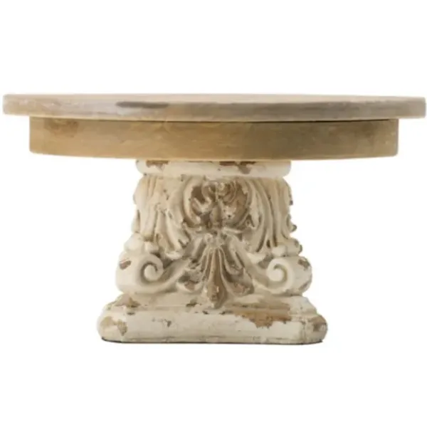 Decorative Bowls & Jars-Kirkland's Home White And Gold Spherical Frame Bowls, Set Of 2 Gold/White