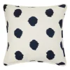 Pillows-Kirkland's Home White And Navy Abstract Dot Pillow Blue/White