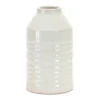 Vases-Kirkland's Home White And Rust Brown Ceramic Vase, 23 In. White/Brown