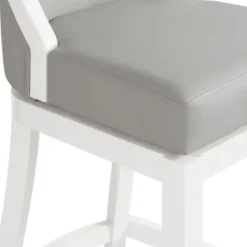 Bar Stools & Counter Height Stools-Kirkland's Home White And Swivel Bar Stools, Set Of 2 Gray