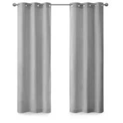 Curtains & Drapes-Kirkland's Home White And Tan Embroidered Curtain Panel, 84 In. White/Tan