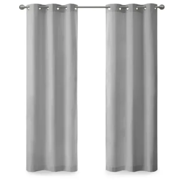 Curtains & Drapes-Kirkland's Home White And Tan Embroidered Curtain Panel, 84 In. White/Tan