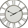 Clocks-Kirkland's Home White Cambrie Ceramic Wall Clock