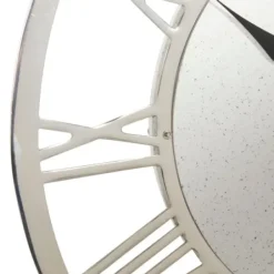 Clocks-Kirkland's Home White Cambrie Ceramic Wall Clock