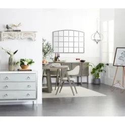 Shelves-Kirkland's Home White Distressed Carved Wood Acanthus Wall Shelf