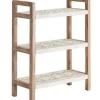 Bookshelves-Kirkland's Home White Distressed Wood Bookshelf