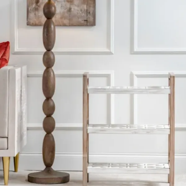Bookshelves-Kirkland's Home White Distressed Wood Bookshelf