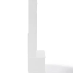 Entryway Furniture-Kirkland's Home White Ellison Hall Tree With Storage Bench
