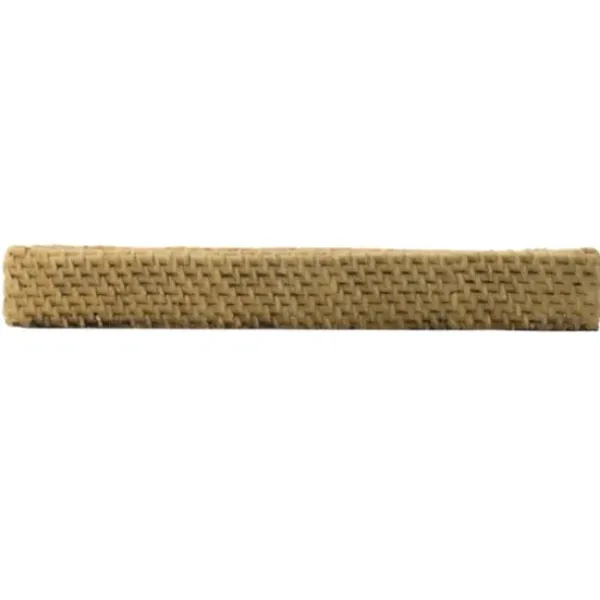Decorative Trays-Kirkland's Home White Enameled Rectangle Mango Wood Tray Tan/White