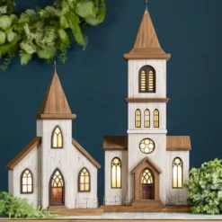 Statues & Figurines-Kirkland's Home White Globe With Gold Linear Base White/Gold