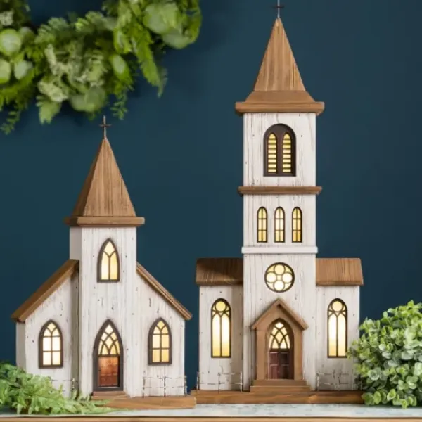 Statues & Figurines-Kirkland's Home White Globe With Gold Linear Base White/Gold