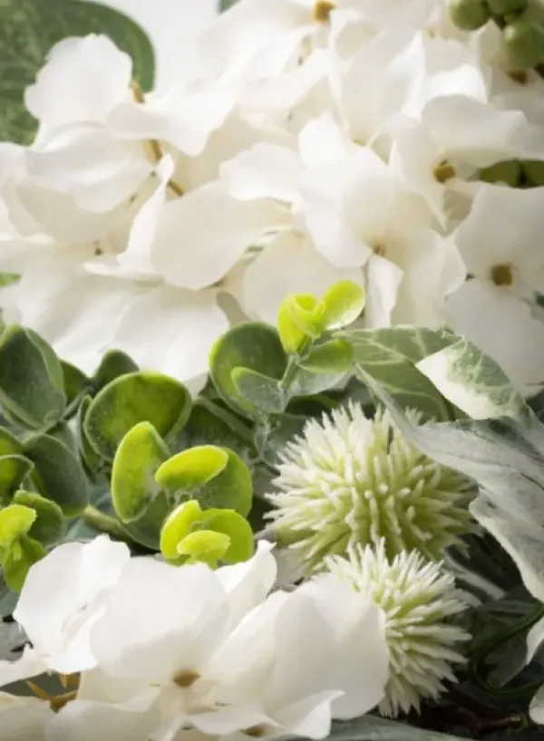 Arrangements & Greenery-Kirkland's Home White Hydrangea Garland White/Green