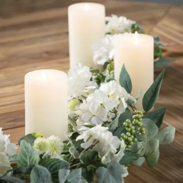Arrangements & Greenery-Kirkland's Home White Hydrangea Garland White/Green