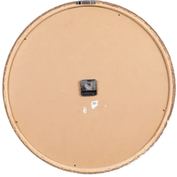 Clocks-Kirkland's Home White Rustic Farmhouse Distressed Wall Clock