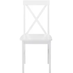 Dining Sets-Kirkland's Home White Solid Wood 5-Pc. Dining Set