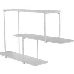 Shelves-Kirkland's Home White Staggered 3-Tier Wall Shelf