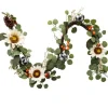 Wreaths-Kirkland's Home White Sunflower Garland Green/White