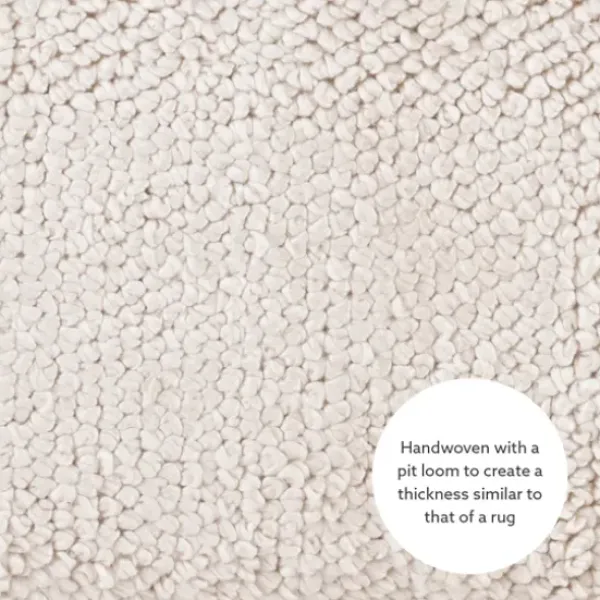 Benches & Ottomans-Kirkland's Home White Upholstered Seat And Tan Wood Bench Tan/White