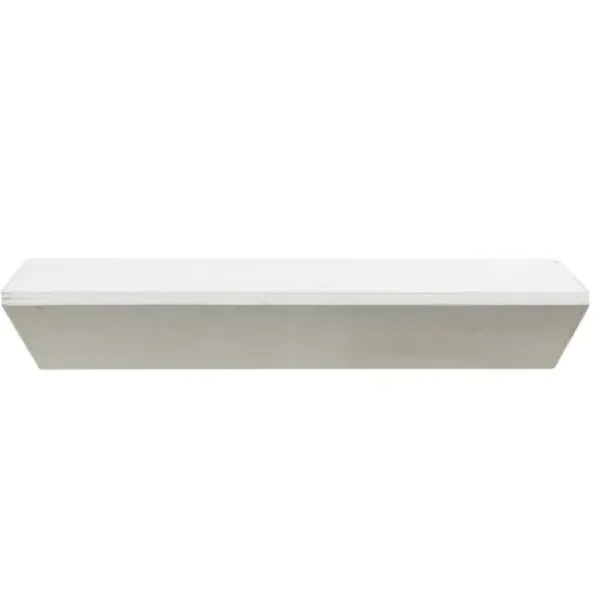 Shelves-Kirkland's Home White Wedge Wood Small Floating Shelf