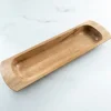 Decorative Bowls & Jars-Kirkland's Home White Wood And Rope Handles Decorative Bowl White/Tan