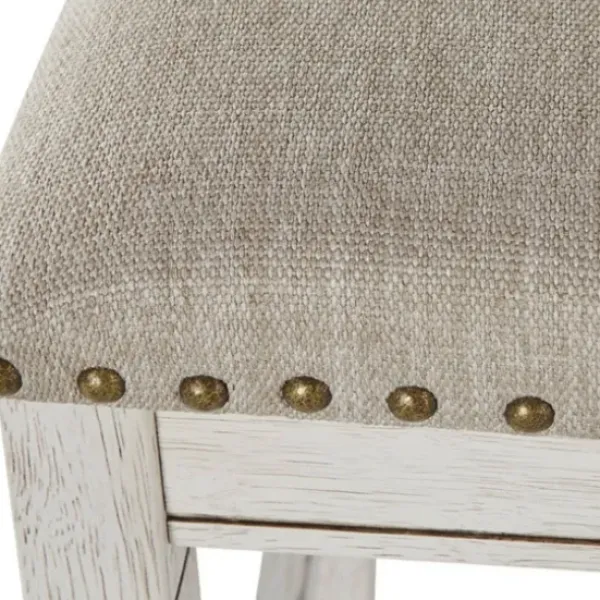 Kitchen Islands & Bar Carts-Kirkland's Home White Wood Linen 3-Pc. Usb Island And Stool Set
