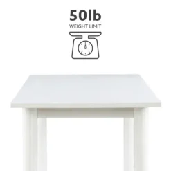 Console Tables-Kirkland's Home White Wood Midcentury Console Table
