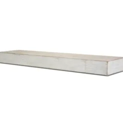Shelves-Kirkland's Home Whitewashed Wood Floating Shelf, 36 In.