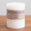 Candles-Kirkland's Home Wide Unscented Pillar Candle, 5 In. Ivory