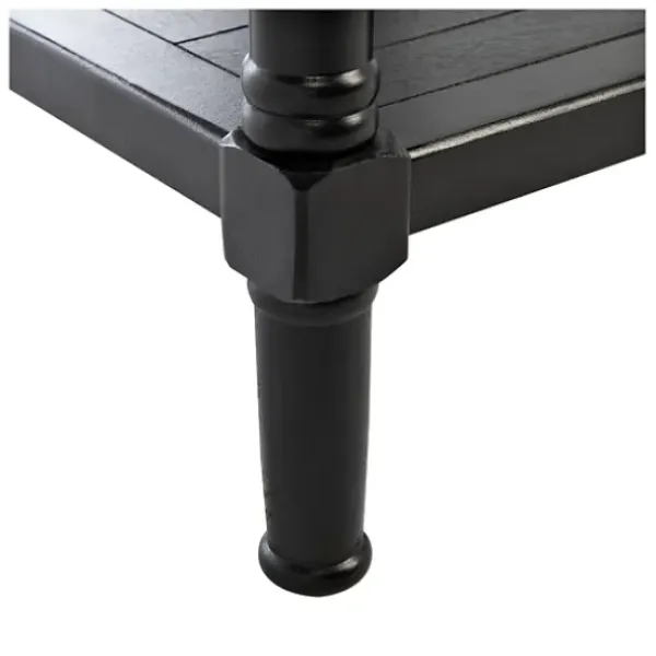 Console Tables-Kirkland's Home Wilbert 3-Drawer Console Table Black