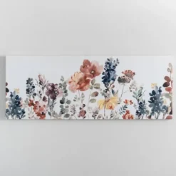 Canvas Art-Kirkland's Home Wildflower Blooms Canvas Art Print Multi