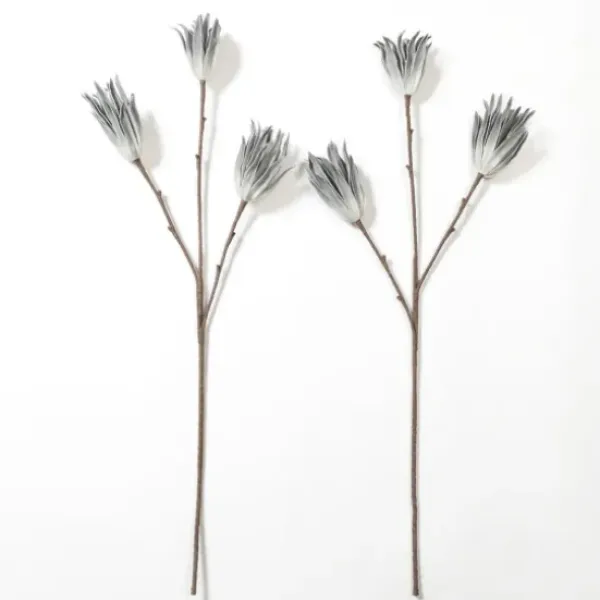 Stems & Bouquets-Kirkland's Home Wildflower Blossom Stem Gray