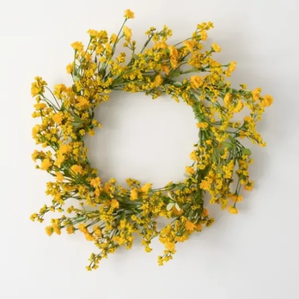 Wreaths-Kirkland's Home Wildflower Wreath Yellow