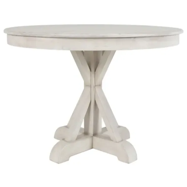 Dining Tables-Kirkland's Home Willa White Reclaimed Pine Wood Dining Table
