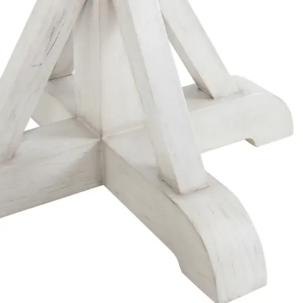 Dining Tables-Kirkland's Home Willa White Reclaimed Pine Wood Dining Table