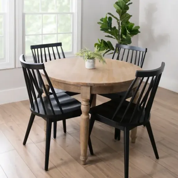 Dining Chairs-Kirkland's Home Windsor Dining Chair Black