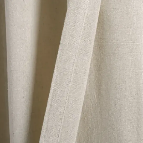 Curtains & Drapes-Kirkland's Home Winter Belmont Blackout Curtain Panel Set, 84 In. White