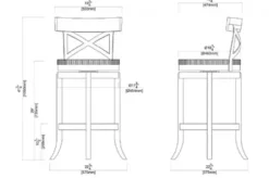 Bar Stools & Counter Height Stools-Kirkland's Home Wirebrushed Wheat Woven Swivel Bar Stool Brown/Tan