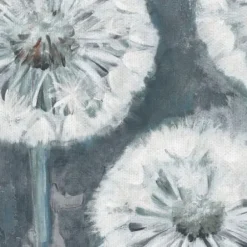Canvas Art-Kirkland's Home Wishing Blue Light Canvas Art Print, 54X27 In. Blue/Gray/White