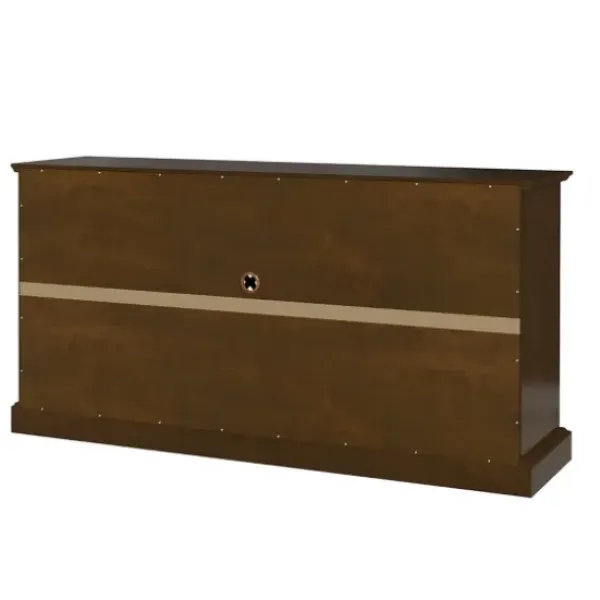 Tv Stands & Media Consoles-Kirkland's Home Wood And Glass 4-Door Media Cabinet Brown
