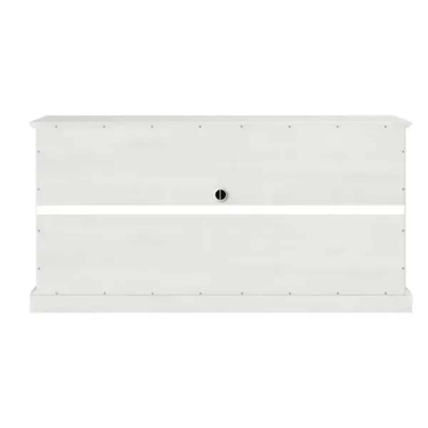 Tv Stands & Media Consoles-Kirkland's Home Wood And Glass 4-Door Media Cabinet White