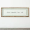 Wall Quotes & Signs-Kirkland's Home Wood And Glass Everywhere I Want To Be Plaque Green/White