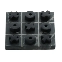 Decorative Accents-Kirkland's Home Wood And Gold Tic Tac Toe Game Set Brown