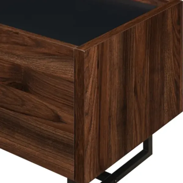 Tv Stands & Media Consoles-Kirkland's Home Wood And Metal 2-Door Media Console Brown