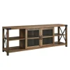Tv Stands & Media Consoles-Kirkland's Home Wood And Metal Farmhouse Tv Stand Brown