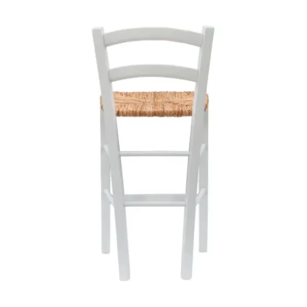 Bar Stools & Counter Height Stools-Kirkland's Home Wood And Seagrass Counter Stools, Set Of 2 White