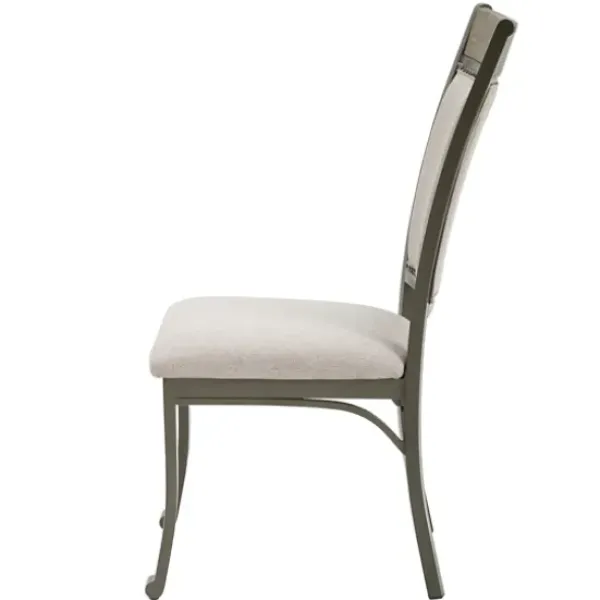 Dining Sets-Kirkland's Home Wood And Upholstered Chairs 5-Pc. Dining Set Gray